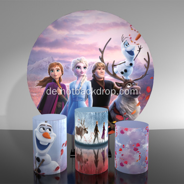 014 Disney Frozen Design Aluminium Round Backdrop Ständer